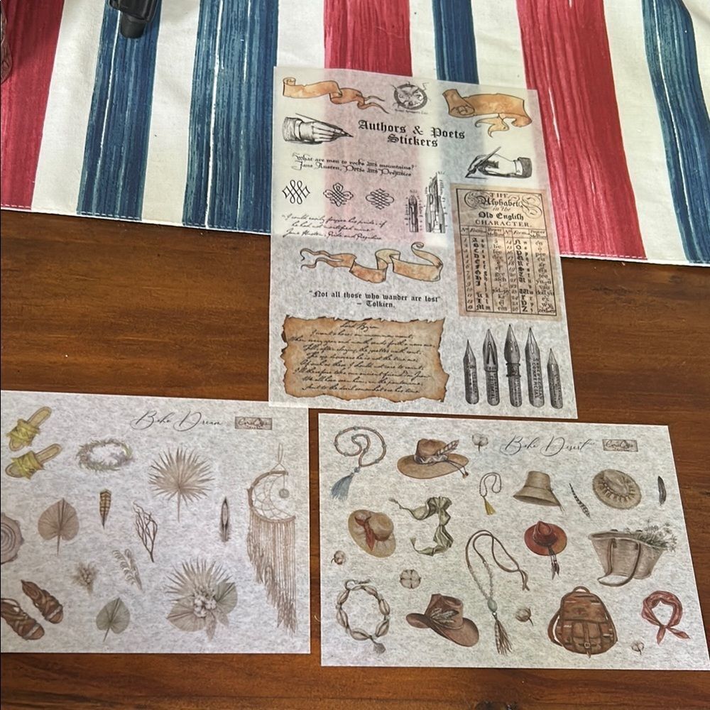 Cora Crea Crafts Vintage Style transfer set bundle of 3 NEW